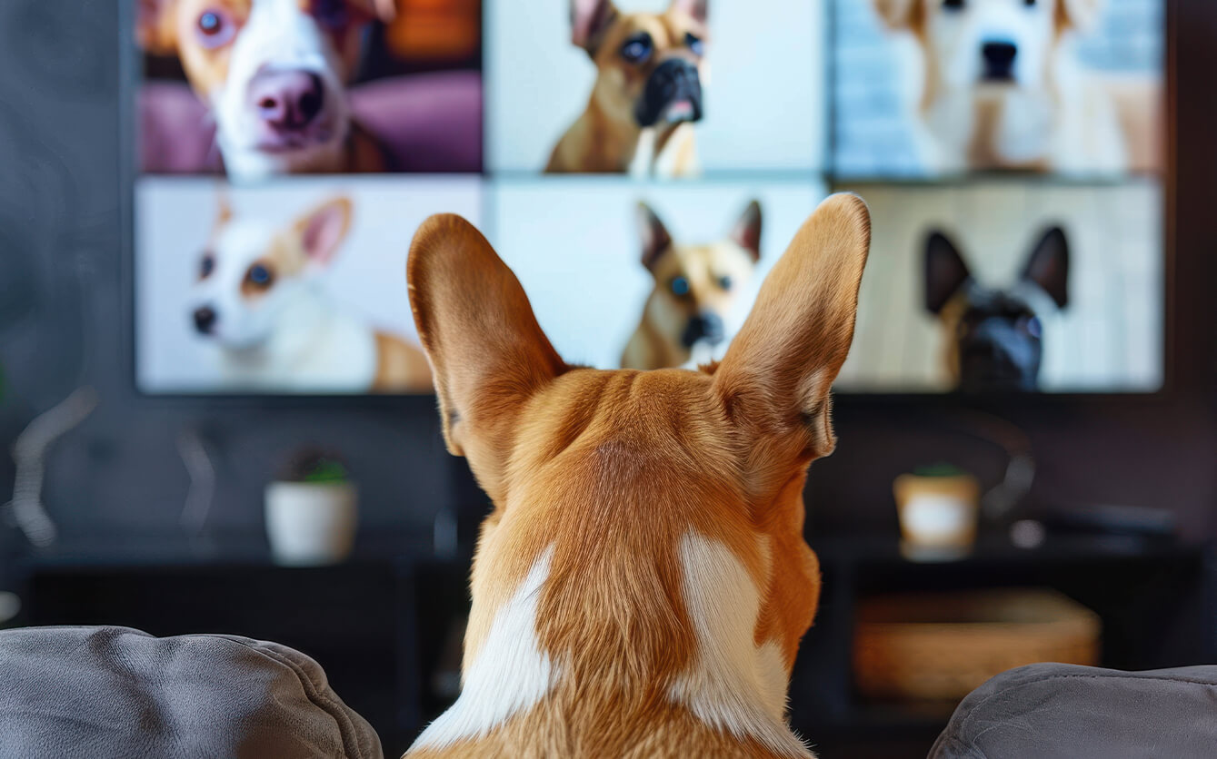 Can dogs see what's on TV? Understand your dog's vision